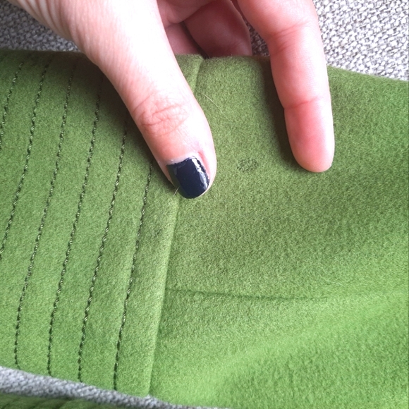 Miss Sixty Green Peacoat - Picture 6 of 7